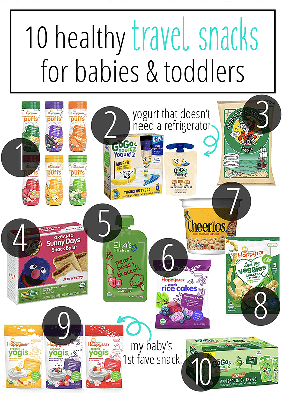 travel snacks for 8 month old