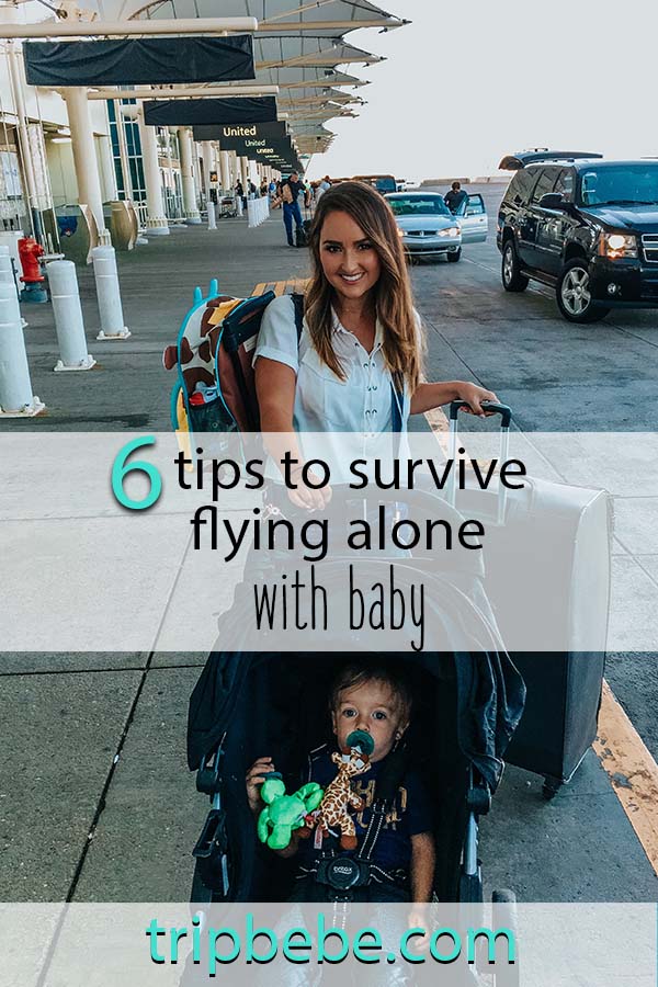 flying along with baby tips