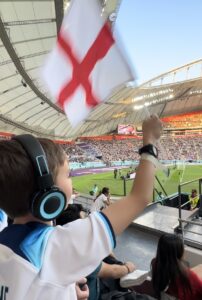 child at world cup game